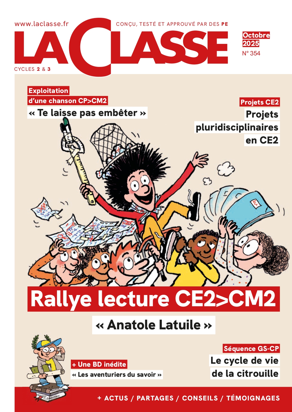 N°354 - La Classe - octobre 2025