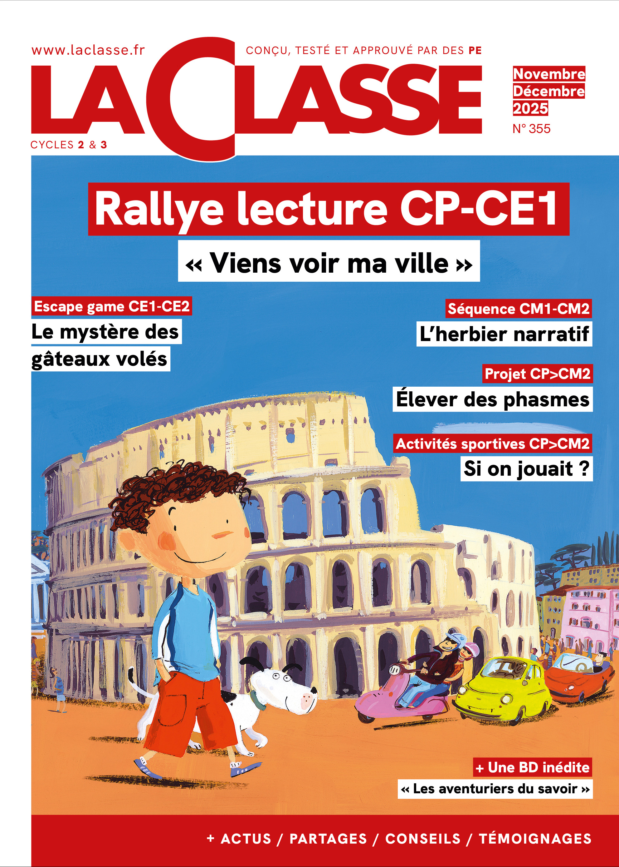 N°355 - La Classe - novembre/décembre 2025