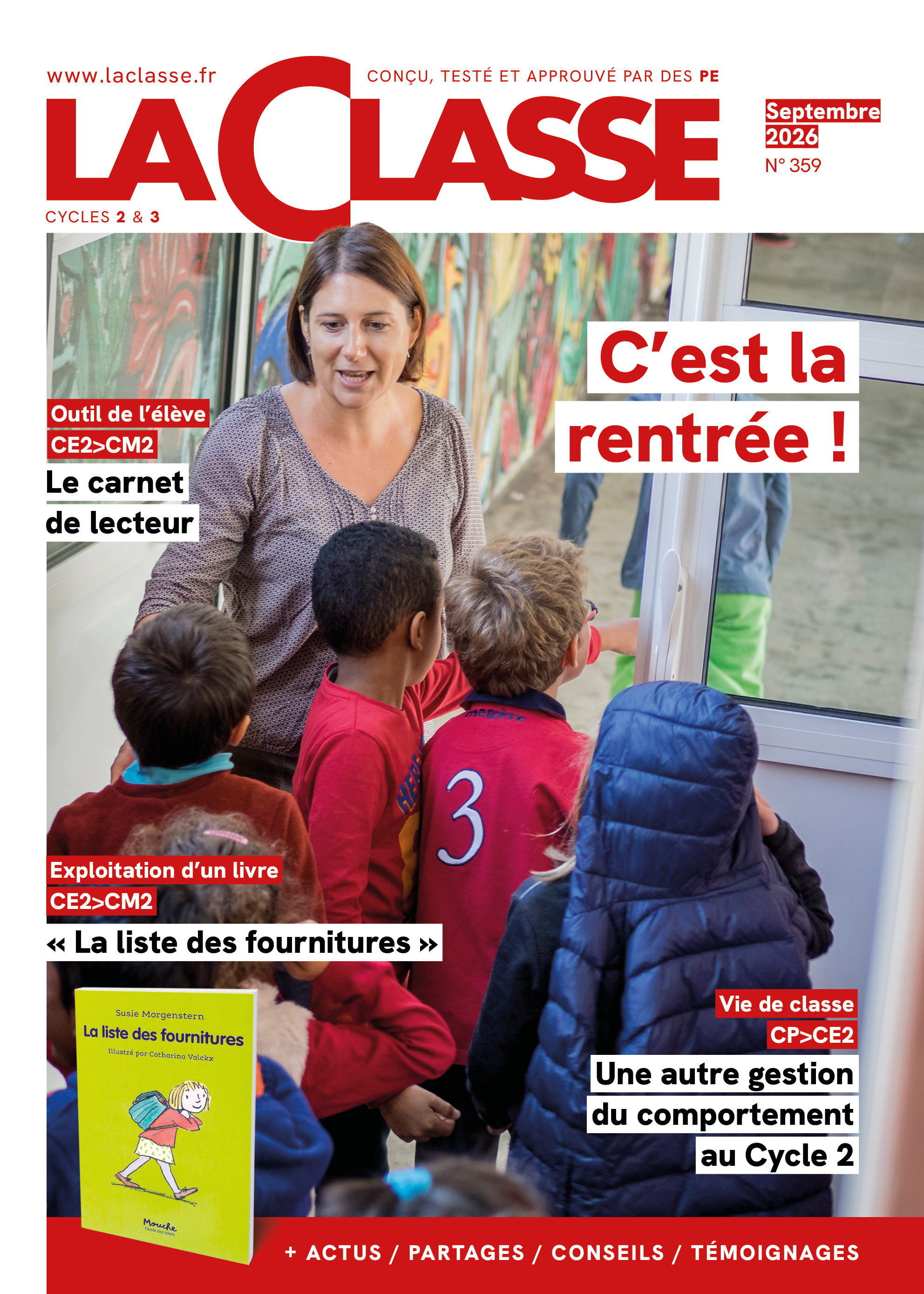 N°359 - La Classe - septembre 2026