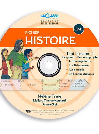 Fichier/DVD - Histoire CM1 - Activités + Corrigés + Banque d'images