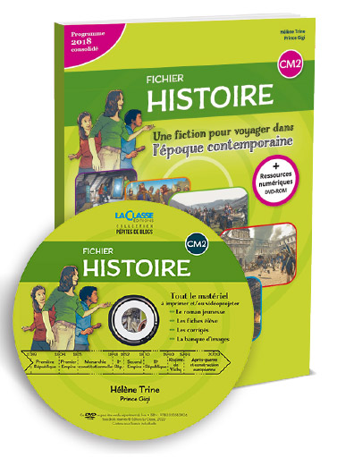 Fichier/DVD Histoire CM2 - Activités + Corrigés + Banque d'images