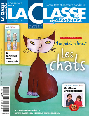 N°316 - Les petits artistes "Les chats" - Maths PS/MS + 2 bricolages inédits