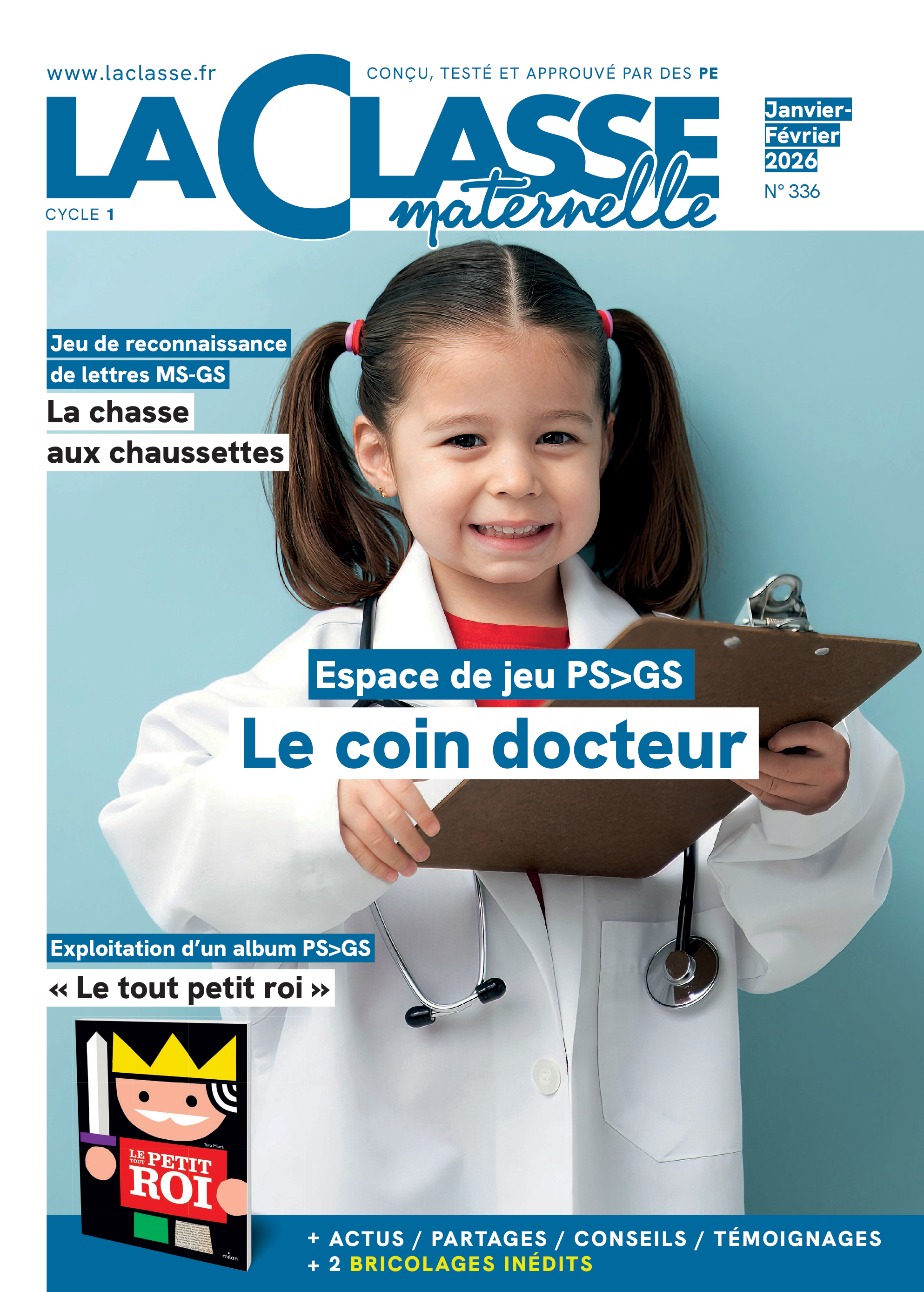 N°336 - La Classe Maternelle - janvier/février 2026