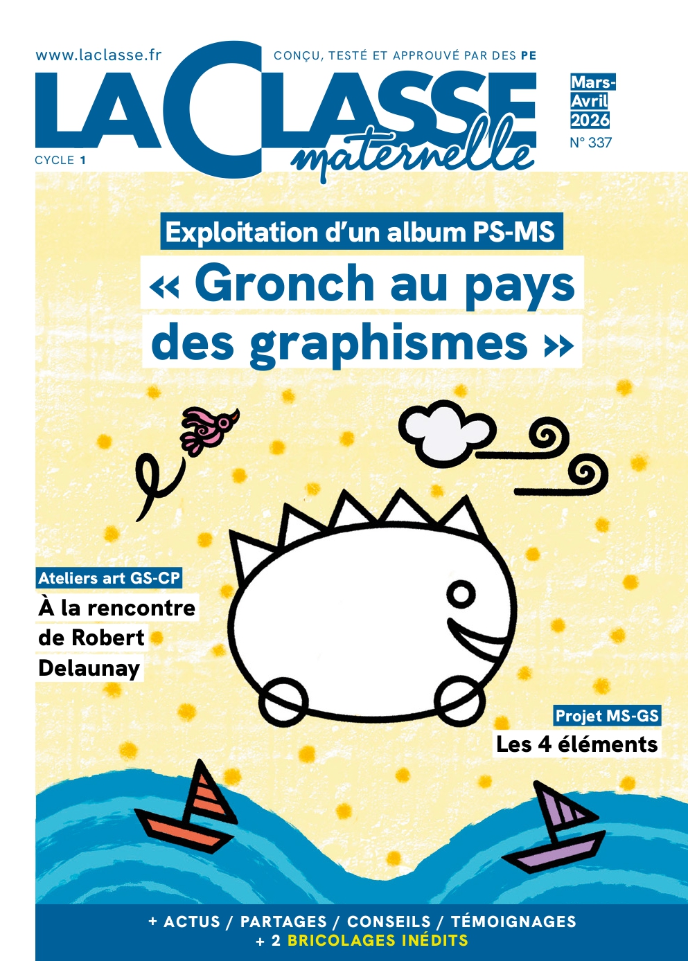 N°337 - La Classe Maternelle - mars/avril 2026