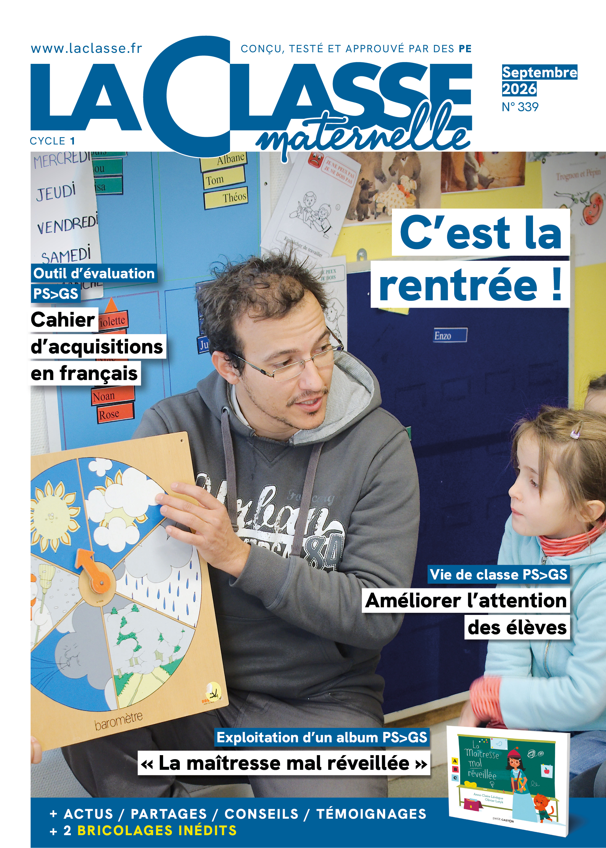 N°339 - La Classe Maternelle - septembre 2026