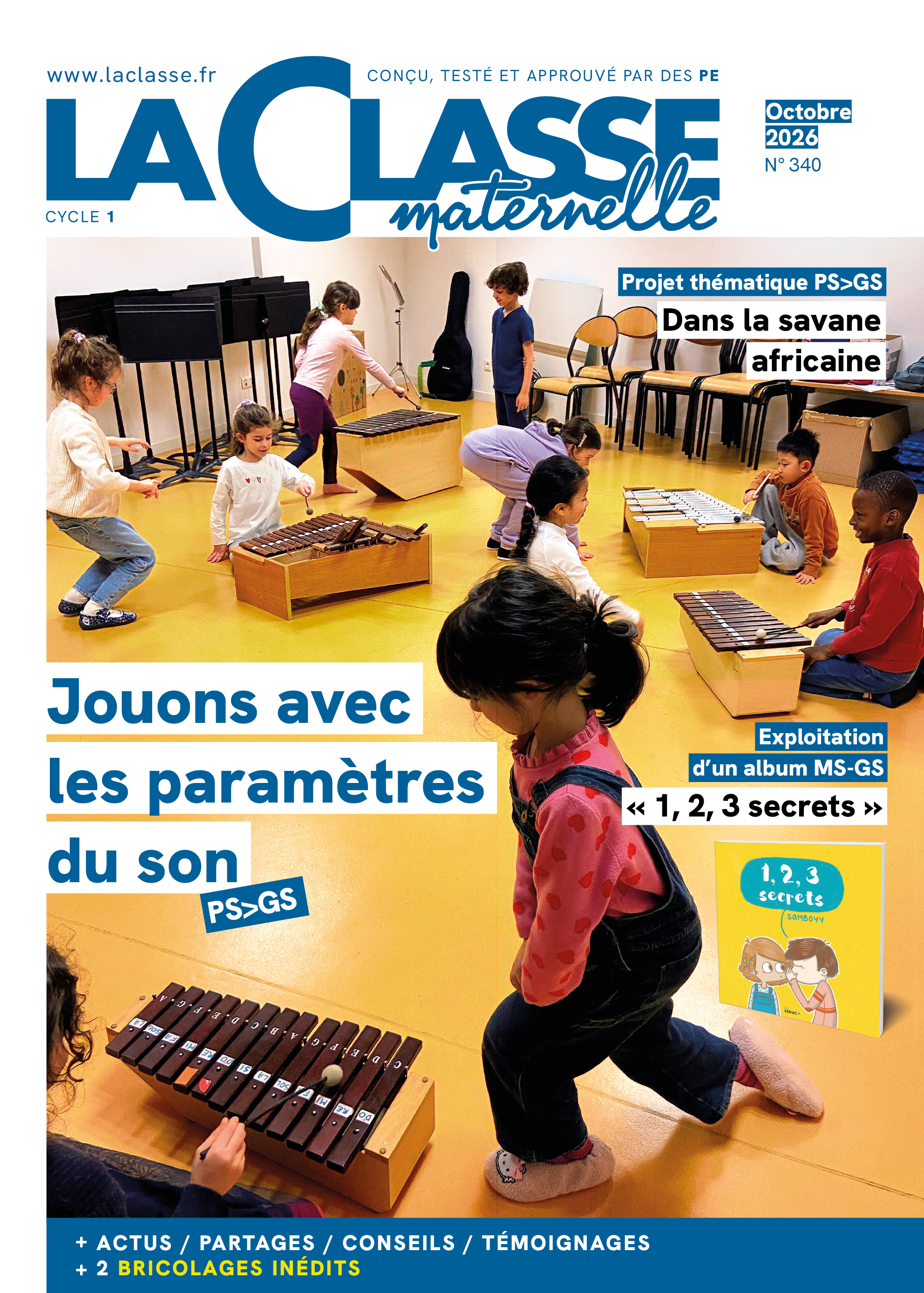 N°340 - La Classe Maternelle - octobre 2026