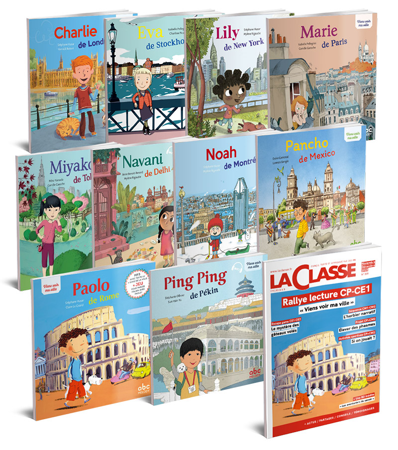 Kit Rallye Lecture CP-CE1 - Viens voir ma ville