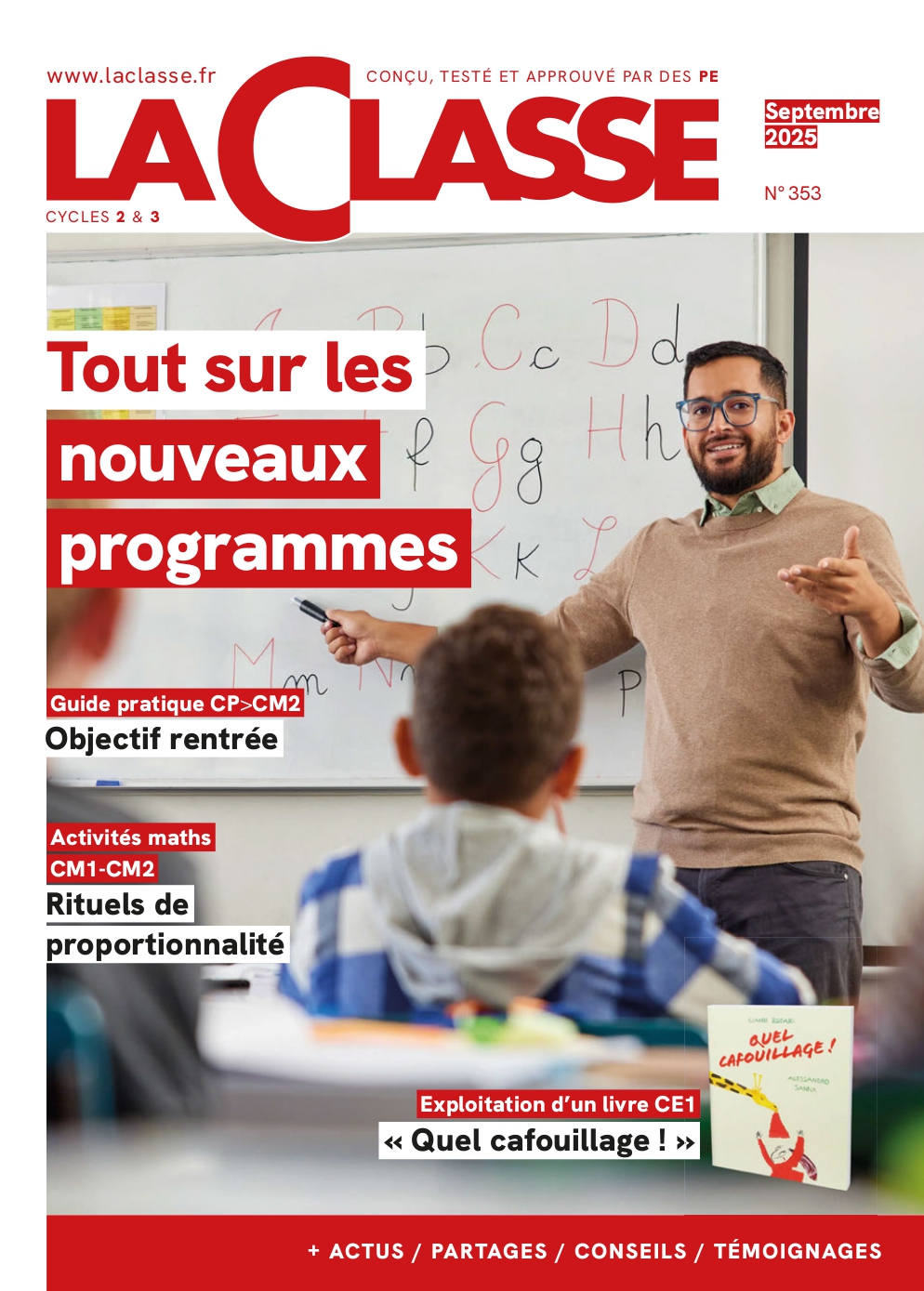 N°353 - La Classe - septembre 2025