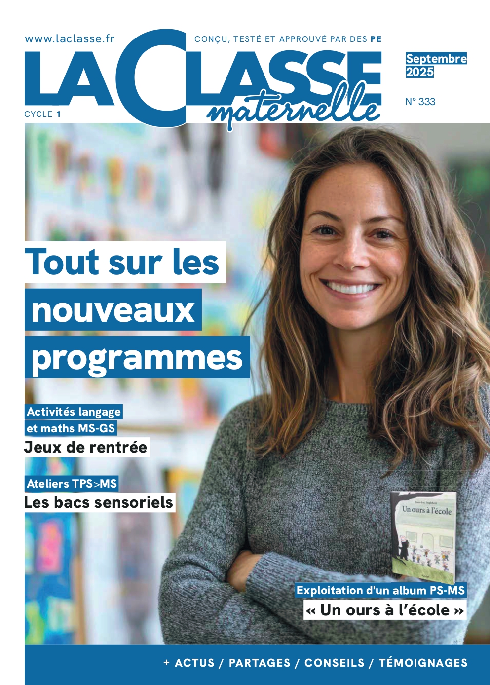 N°333 - La Classe Maternelle - septembre 2025