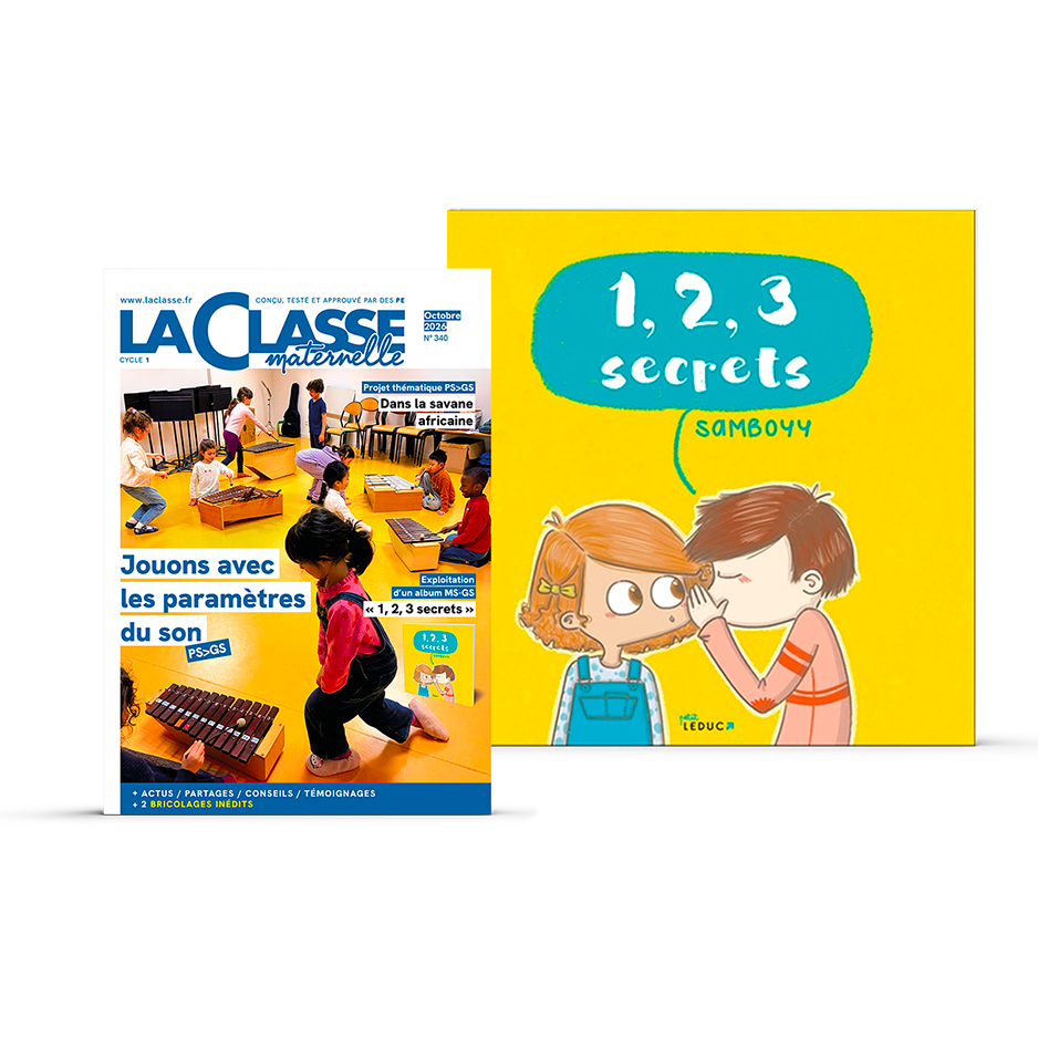 1, 2, 3 secrets – Kit album + exploitation pédagogique MS-GS
