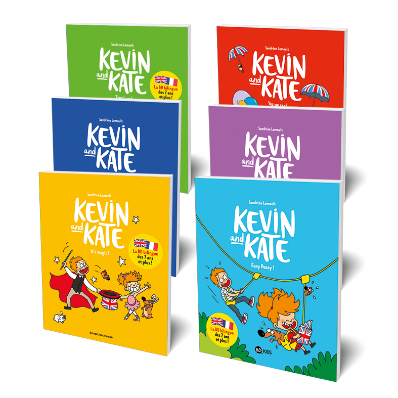 Rallye lecture - Kevin and Kate - 6 livres