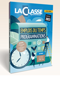 Emplois du temps & Programmations Cycle 1 - Edition 2023-24