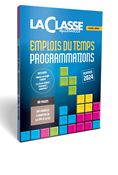 Emplois du temps & Programmations Cycle 1 - Edition 2024-25