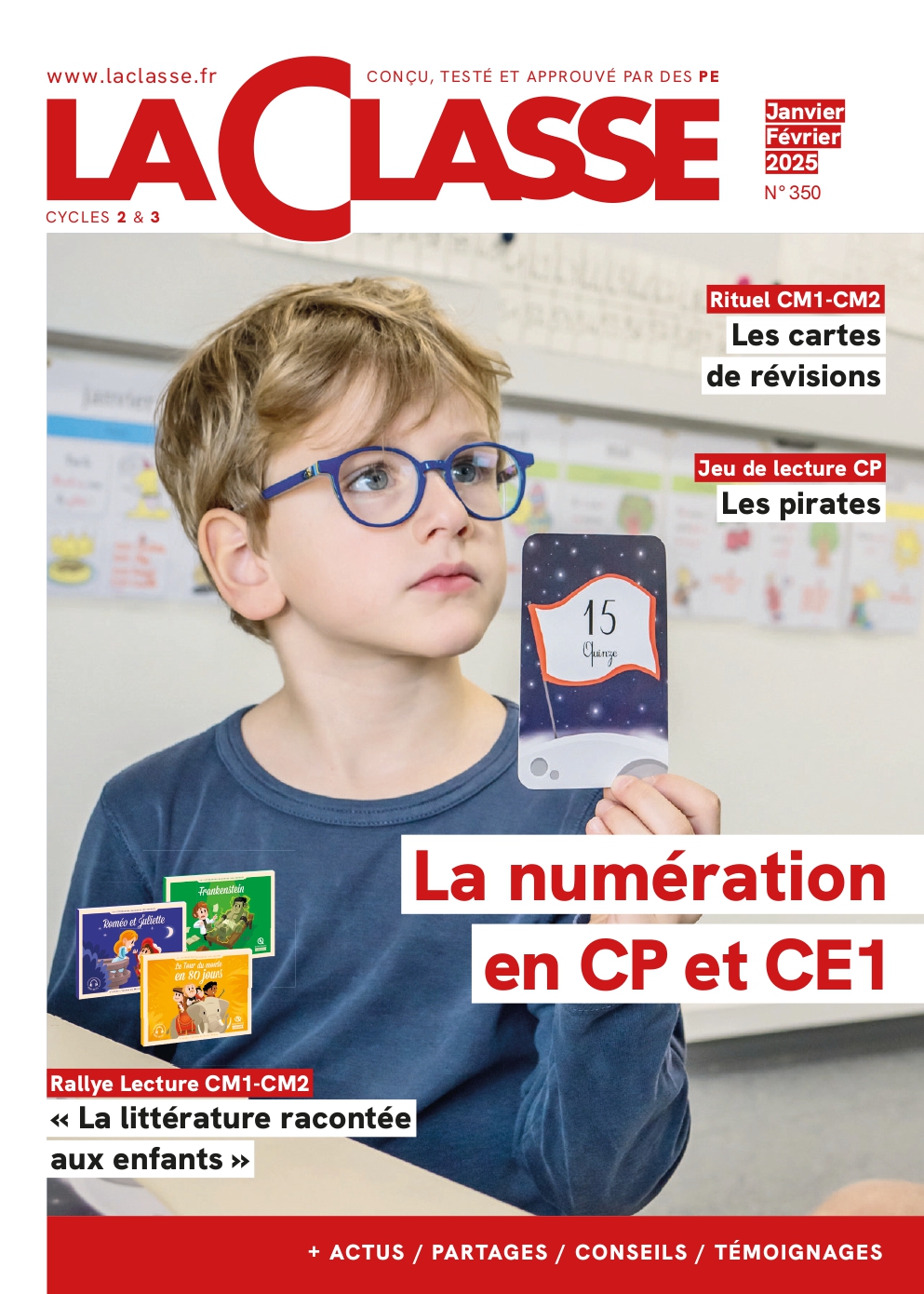 N°350 - La Classe - janvier/février 2025