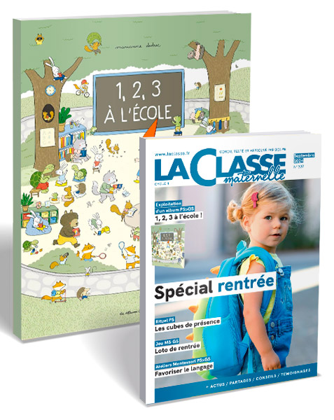 1, 2, 3 à l'école - Kit pédagogique PS-MS-GS